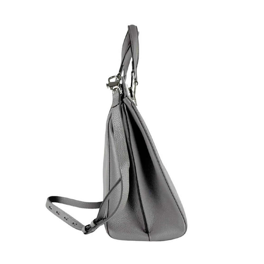 GUCCI Gray Leather Shoulder Bag - Picture 2 of 14